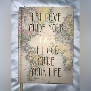 Inspirational World Map Journal